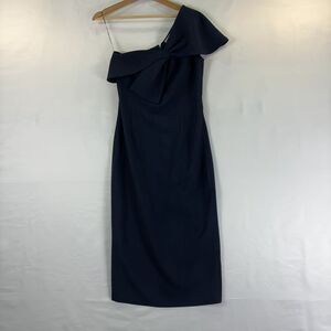 Sachin + Babi Sandra Twisted Crepe Bow Embellished Dress